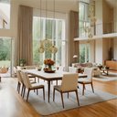 Ver imagem 3 de Conjunto Lustres para Sala de Estar e Sala de Jantar Mix - Marfim