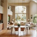 Ver imagem 6 de Conjunto Lustres para Sala de Estar e Sala de Jantar Mix - Marfim