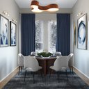 Ver imagem 2 de Plafon Semi Cilíndrico Madeira 120cm Imbuia