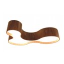 Ver imagem 1 de Plafon Semi Cilíndrico Madeira 120cm Imbuia