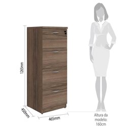 Armário Arquivo Para Pasta Suspensa 4 Gavetas Web30 G04 Málaga - 3