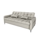 Ver imagem 4 de Sofá Cama Reclinável Pietra 3 Lugares Confortável Resistente: Linho Original