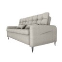 Ver imagem 2 de Sofá Cama Reclinável Pietra 3 Lugares Confortável Resistente: Linho Original