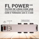 Ver imagem 3 de Filtro de Linha com Usb - Fl Power - Ipec - Cinza
