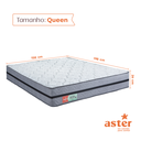 Ver imagem 2 de Colchão Aster Ultra Pedic 3 Queen Dupla Face D33 158x198x26