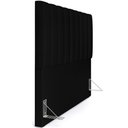 Ver imagem 6 de Cabeceira Cama Box Casal King 195 cm Dália W01 Suede Preto - Lyam Decor