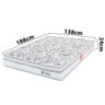 Colchão Casal Ortopédico Firme 138x188cm Bf Colchões - 2