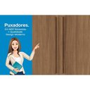 Ver imagem 6 de Guarda Roupa Casal 6 Portas e 2 Gavetas C/ Pés Toledo Jatobá/grafite - Santos Andirá