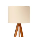 Ver imagem 3 de Abajur de Chão Tripé 1,50 Cm Completo com Cúpula e Fiação Luminária de Piso para Sala, Quarto