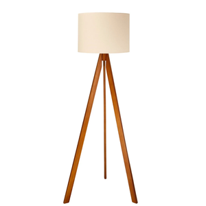 Abajur de Chão Tripé 1,50 Cm Completo com Cúpula e Fiação Luminária de Piso para Sala, Quarto