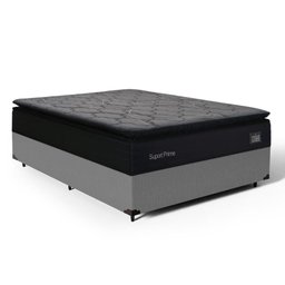 Cama Box com Colchão de Espuma D45 Pillow Top Suport Maxx Casal 138cm - 1