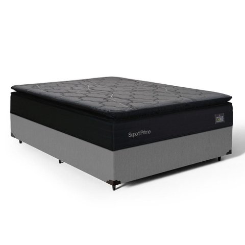 Cama Box com Colchão de Espuma D45 Pillow Top Suport Prime Casal 138cm