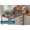 Ver imagem 3 de Cozinha Modulada Ronipa Sauvignon Sauvignon 4 Peças (2aéreos+2balcões) C4p245 Amendoa/grafite -