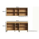 Ver imagem 2 de Cozinha Modulada Ronipa Sauvignon Sauvignon 4 Peças (2aéreos+2balcões) C4p245 Amendoa/grafite -