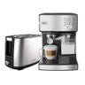 Kit Inox Cafeteira Espresso Nova Primalatte e Torradeira Oster 110v - 1