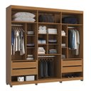 Ver imagem 5 de Guarda-roupas Casal 6 Portas com Espelhos Multimóveis Cr35242