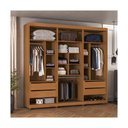 Ver mais imagens de Guarda-roupas Casal 6 Portas com Espelhos Multimóveis Cr35242