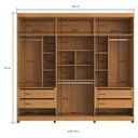 Ver imagem 4 de Guarda-roupas Casal 6 Portas com Espelhos Multimóveis Cr35242