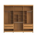 Ver imagem 6 de Guarda-roupas Casal 6 Portas com Espelhos Multimóveis Cr35242
