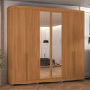 Ver imagem 2 de Guarda-roupas Casal 6 Portas com Espelhos Multimóveis Cr35242