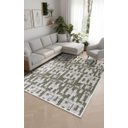 Ver imagem 1 de Tapete Sala 1,50x2,00 Antider Casale Giardino Verde Oliva