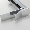 Ver imagem 4 de Torneira Lavabo Prateada Misturador Monocomando Pia Luxo