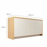 Buffet Aparador Sírio 3 Portas Babus - Cedro / Off White - 2