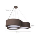 Ver imagem 2 de Pendente Spinner 80cm - 6 Luzes Adrilustres Imbuia 110v/220v