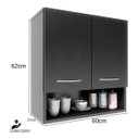 Ver imagem 5 de Gabinete Preto 2 Portas Para Restaurante Otimizador de Espaço Redecore Móveis para diversos ambiente