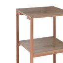 Ver imagem 7 de Prateleira Industrial Apoio Lateral Base Cobre Tampo Madeirado