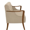 Ver imagem 5 de Poltrona Namoradeira 2 Lugares 135cm Capitonê Lapa M22 PU Bege - Mpozenato