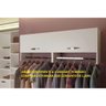 Armário Multiuso Suspenso Parede Para Quarto Closet Branco - 3