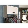 Armário Multiuso Suspenso Parede Para Quarto Closet Branco - 1