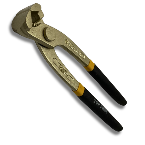 Alicate Corte Frontal 8" Torques Aço Carbono Niquelado Turquesa Armador Azulejista Piso Arame 200mm