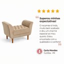 Ver imagem 7 de Recamier Grécia Moderno 90 cm em Suede para Quarto e Sala de Estar