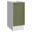 Ver imagem 1 de Balcão de Cozinha 35 cm 1 Porta (sem Tampo) Branco/Verde Vik Madesa