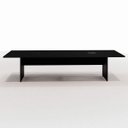 Ver imagem 3 de Mesa de Reunião 3,20m X 1,20m Corporativa C/ Caixa de Tomada Cor:preto com Preto