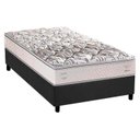 Ver imagem 1 de Cama Box Solteiro: Colchão Ortopédico Herval AG65 ErgoPlus C1604 + Base CRC Suede Gray(88x188)