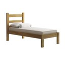 Ver imagem 1 de Cama Solteiro em Madeira Maciça Reforçado Rubi Nogueira Nemargi