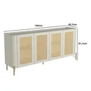 Ver imagem 3 de Buffet Mdf com Palha Natural L180 X A81,5cm