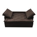 Ver imagem 5 de Sofá Sem Caixa Retrátil e Reclinável 1,65m Cama inBox Loft Linho Marrom