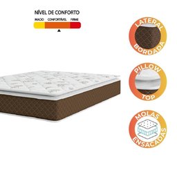 Colchão Casal UMAFLEX Molas Ensacadas Pillow Martino 138x188x25cm - 3