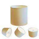 Ver imagem 2 de Cúpula Abajur e Luminária Cilíndrica Vivare Cp-7009 Ø25x20cm - Bocal Nacional Algodão-crú