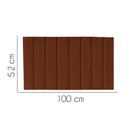 Ver imagem 2 de Painel Estofada Carla 100CM Solteiro Suede Terracota - D A DECOR