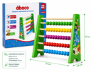 Ver imagem 5 de Ábaco Educativo Madeira 5 Hastes Animais Colorido