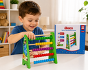 Ver imagem 3 de Ábaco Educativo Madeira 5 Hastes Animais Colorido