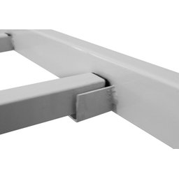 CAMA CASAL CRISTAL FERRO/AÇO COM 3 BARRAS P/ATE 250 KG -SUPER REFORÇADA - PRETO - 5