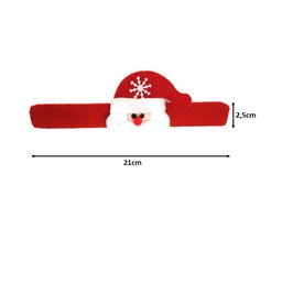 Jogo Garrafa Luminária Natal Papai Noel Fio de Fada Micro LED Pilha 2 Unidades - Master Christmas - 3