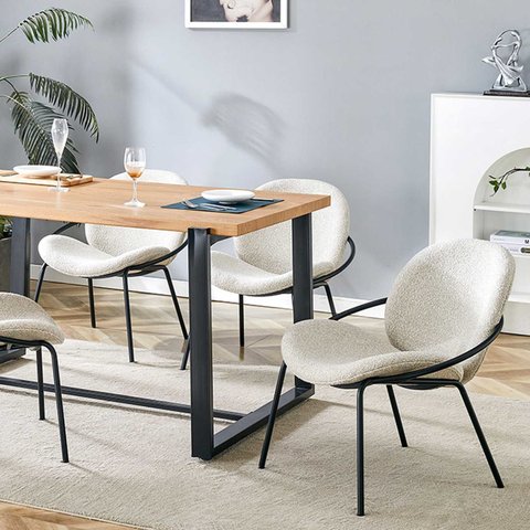 Conjunto 2 Poltronas Cadeira Estofada Orgânica Lea Rivatti