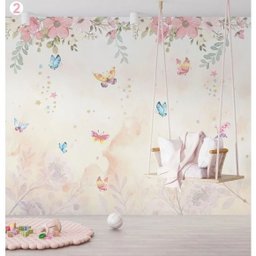Papel de Parede Adesivo Jardim Encantado 140 Altura X 250 Largura - 2